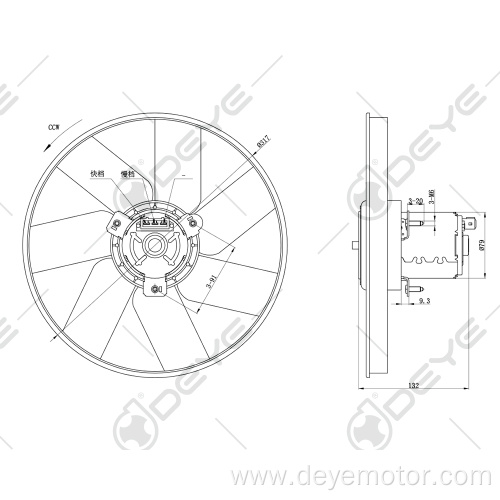 New arrival car radiator cooling fan for VW